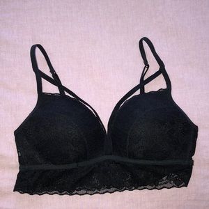 pink lightly lined bra